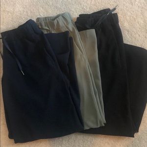 3 PAIR EUC Lululemon on the fly pants
